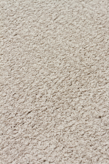 Vera Morfea Kenarları Oval Düz Taş Rengi Halı Hav Toz Vermez Yumuşak Tuşeli Modern Şık Salon Halısı - taş rengi 04