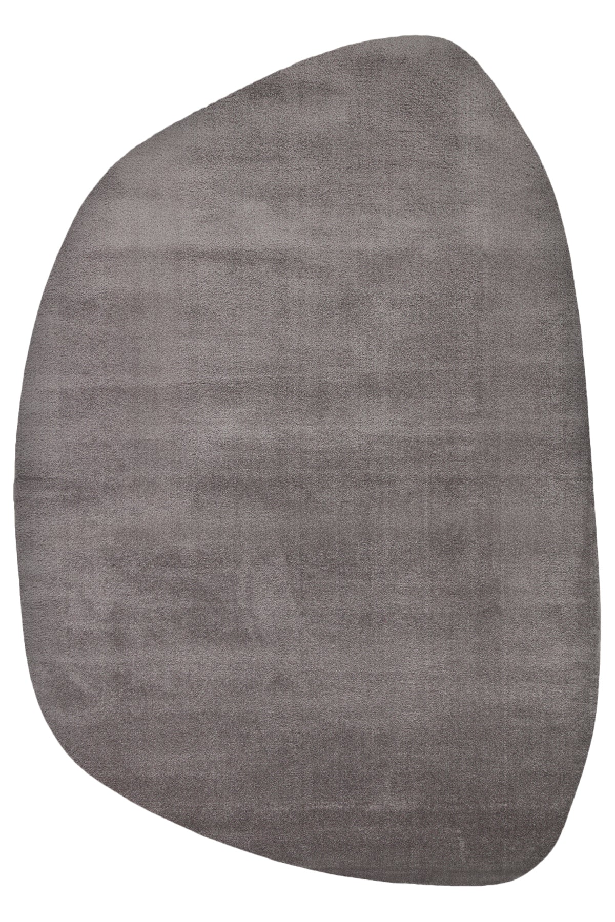 Vera Morfea Modern Antrasit Asimetrik Düz Halı Hav Toz Vermez Yumuşak Tuşeli Şık Salon Halısı - Antrasit 02