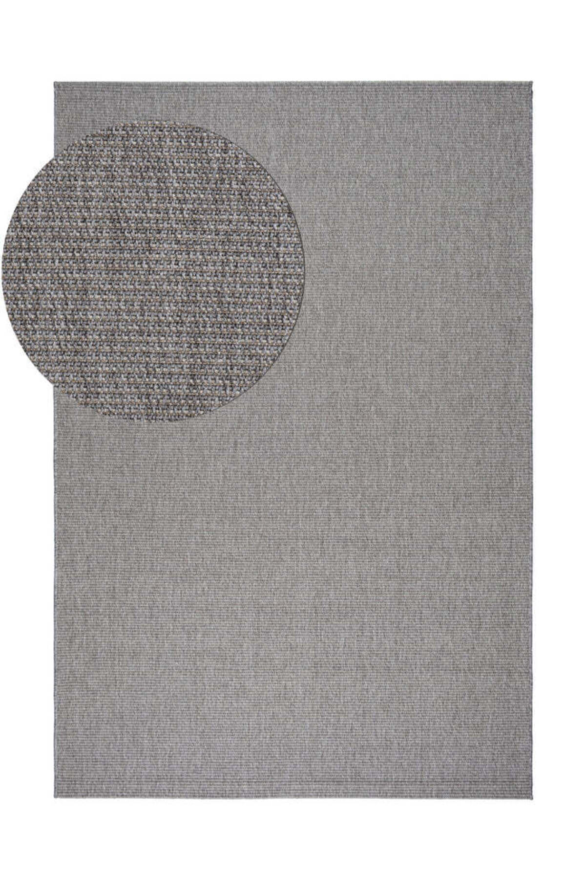 Sisalo Suit Gri Doğal Sisal Jüt Görünümlü Modern Bohem İskandinav Minimal Salon Halısı - Gri