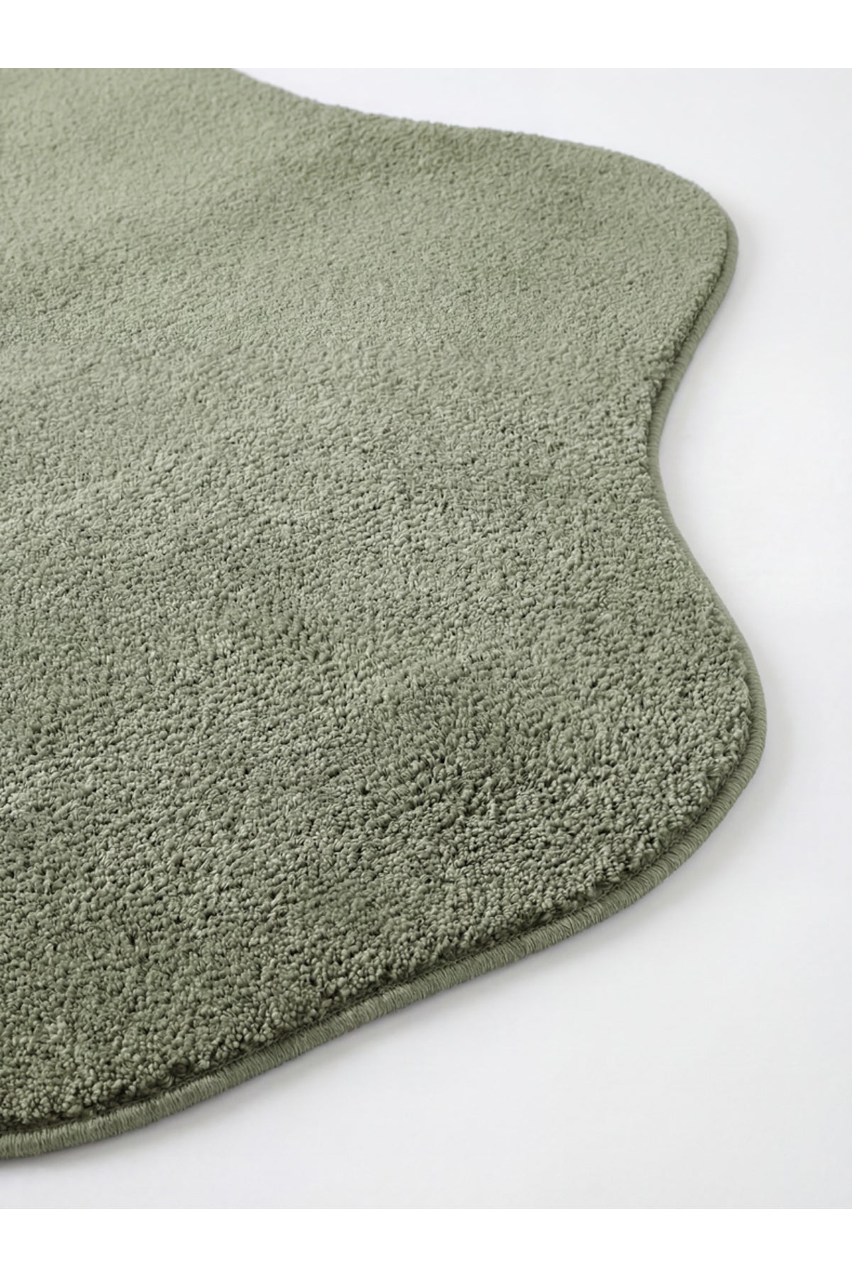 VERA MULTİ MORFEA Yeşil Modern Amorf Yumuşak Dekoratif Mikro Polyester Minimal Salon Halısı - Yeşil