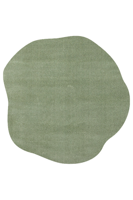 VERA MULTİ MORFEA Amorf Yumuşak Yeşil Modern Dekoratif Mikro Polyester Minimal Salon Halısı - Sarı
