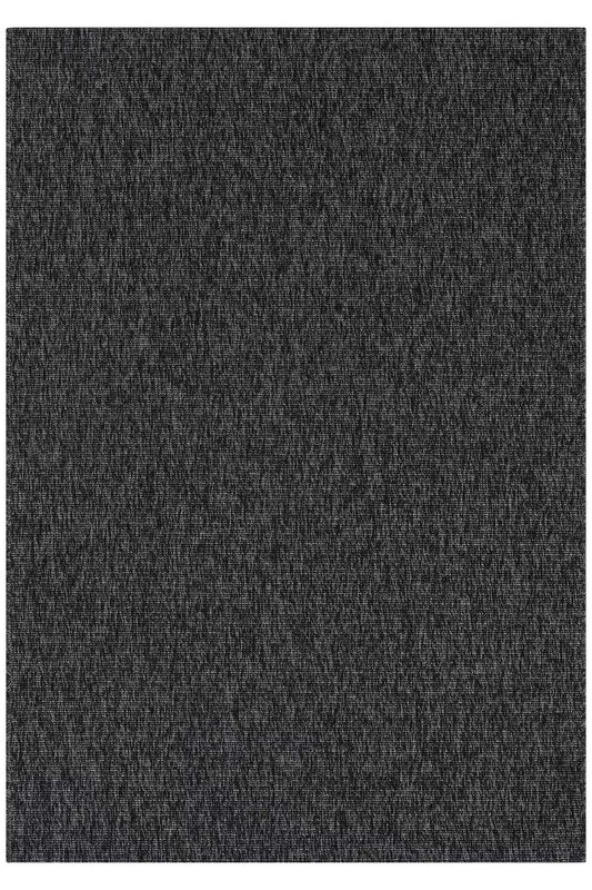 KORDANO Doğal Sisal Antrasit Dokulu Modern Kilim Kolay Temizlenebilir İskandinav Salon Halısı - Lacivert