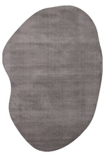 Vera Morfea Anthracite Asymmetrical Plain Rug, Non-shedding, Soft Touch, Modern and Stylish Living Room Rug - Anthracite 01