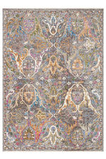 VALERIA Uşak Patterned Multicolor Polyester Soft Texture Dense Weave Classic Modern Living Room Rug