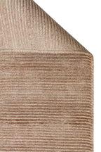 Siena Brown El Dokuma Teknikleriyle Özenle Üretilmiş, Doğal Bambu, Yün Karışımlı Salon Halısı - Kahverengi