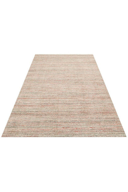 Bloom Pembe El Dokuma Yün Viskon Halı Modern İskandinav Kalın Lüks Salon ve Yatak Odası Halısı - Pembe