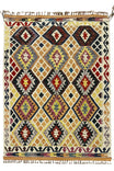 Heritage Series Beige Root Dye Handcrafted Natural Yarn Anatolian Ethnic Patterns Traditional Kilim Collection - Beige