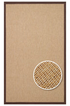 COSTA SISAL Bej, Kahverengi Bordürlü Hav Vermez Modern Kolay Temizlenebilir Kilim Salon Halısı - Bordo