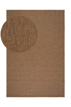 Sisalo Suit Brown Natural Sisal Jute-Look Modern Bohemian Scandinavian Minimal Living Room Rug - Brown