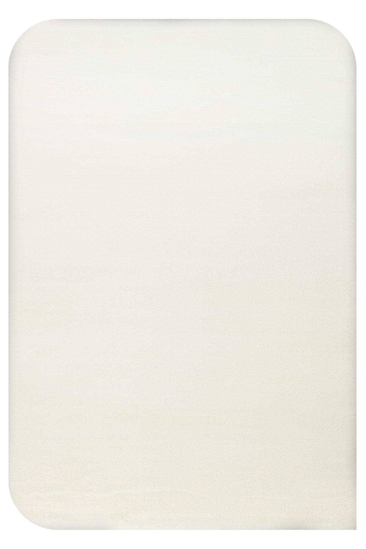 Vera Morfea Kenarları Oval Düz Beyaz Halı Hav Toz Vermez Yumuşak Tuşeli Modern Şık Salon Halısı - beyaz 04