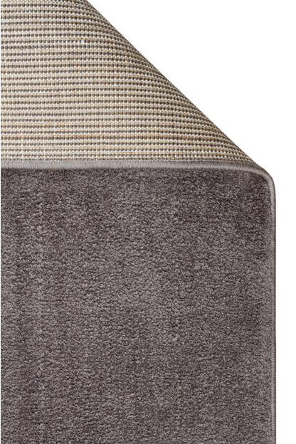 Vera Morfea Hav Toz Vermez Antrasit Asimetrik Düz Halı Yumuşak Tuşeli Modern Şık Salon Halısı - Antrasit 03