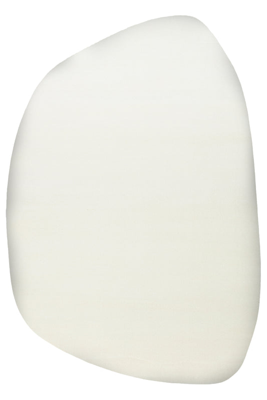 Vera Morfea Modern Beyaz Asimetrik Düz Halı Hav Toz Vermez Yumuşak Tuşeli Şık Salon Halısı - beyaz 02