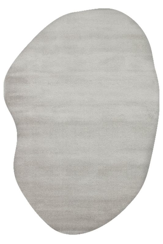 Vera Morfea Gri Asimetrik Halı Hav Toz Vermez Yumuşak Tuşe Modern Yatak Odası Koridor Salon Halısı - Gri 01