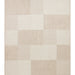 MERLIN Beige Patchwork Pattern Non-Slip Rug Modern Scandinavian Non-Shedding Living Room Hallway Rug - Beige