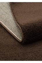 VERA MULTİ MORFEA Kahverengi Amorf Yumuşak Modern Dekoratif Mikro Polyester Minimal Salon Halısı - Krem