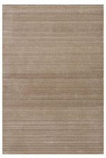 VIENZA Beige Handwoven Wool Tencel Silky-Textured Modern Luxury Soft Living Room Rug - Beige