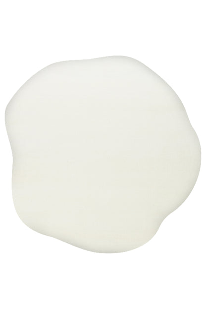 Vera Morfea Hav Toz Vermez Beyaz Modern Asimetrik Düz Halı Yumuşak Tuşeli Şık Salon Halısı - beyaz 03