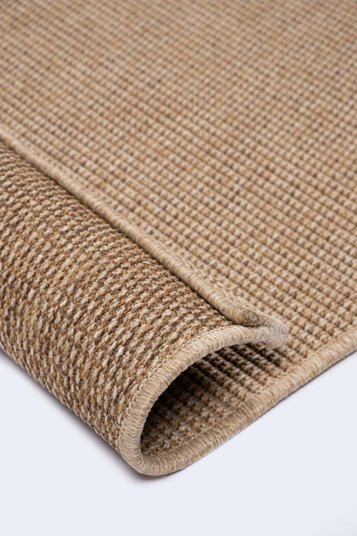 Sisalo Suit Bej Doğal Sisal Jüt Görünümlü Modern Bohem İskandinav Minimal Salon Halısı - Bej