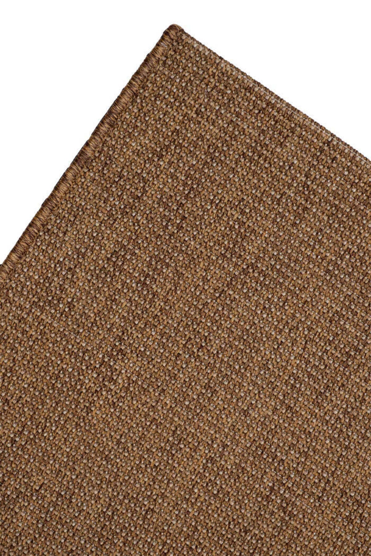 Sisalo Suit Kahverengi Doğal Sisal Jüt Görünümlü Modern Bohem İskandinav Minimal Salon Halısı - Kahverengi