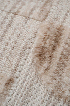 ASTRA Vizon Modern Geometrik Halı Soft Patchwork Desenli Dokulu Yumuşak Koridor, Salon Halısı - Kahverengi