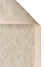 COSTA SISAL Açık Bej, Bej Bordürlü Hav Vermez Modern Kolay Temizlenebilir Kilim Salon Halısı - Çok Renkli