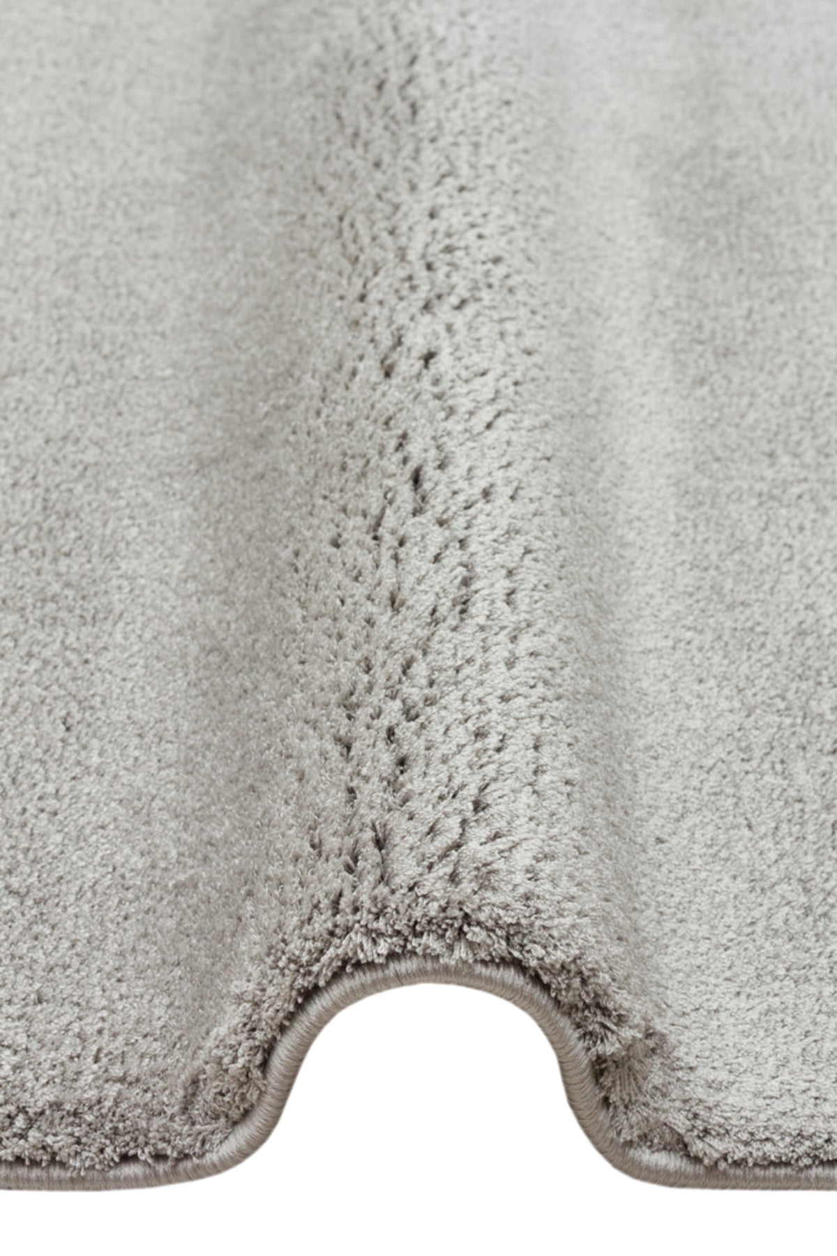 Vera Morfea Kenarları Oval Düz Gri Halı Hav Toz Vermez Yumuşak Tuşeli Modern Şık Salon Halısı - gri 05