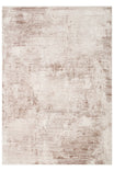PALACE MOOD Distressed Beige Abstract Pattern Modern Viscose Soft Textured Classic Living Room, Lounge Rug