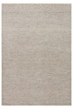 ARVEN Grey Wool Modern Textured Plain Premium Soft Touch Living Room Rug - Grey