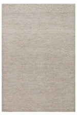 ARVEN Grey Wool Modern Textured Plain Premium Soft Touch Living Room Rug - Grey
