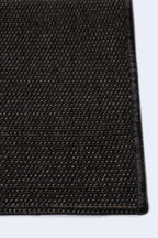 Sisalo Suit Anthracite Natural Sisal Jute-Look Modern Bohemian Scandinavian Minimalist Living Room Rug - Black