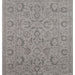 LESSI Gri Etnik Desenli Kaymaz Yıkanabilir Tabanlı Kilim Şönil Pamuk Vintage Salon Halısı - Mavi