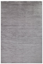 Serya Viscose Anthracite Modern Textured Tightly Woven Minimal Plain Living Room Rug