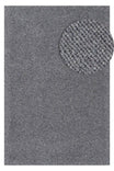 ALYA Anthracite 100% New Zealand Wool Soft Fluffy Textured Modern Scandinavian Bohemian Living Room Rug