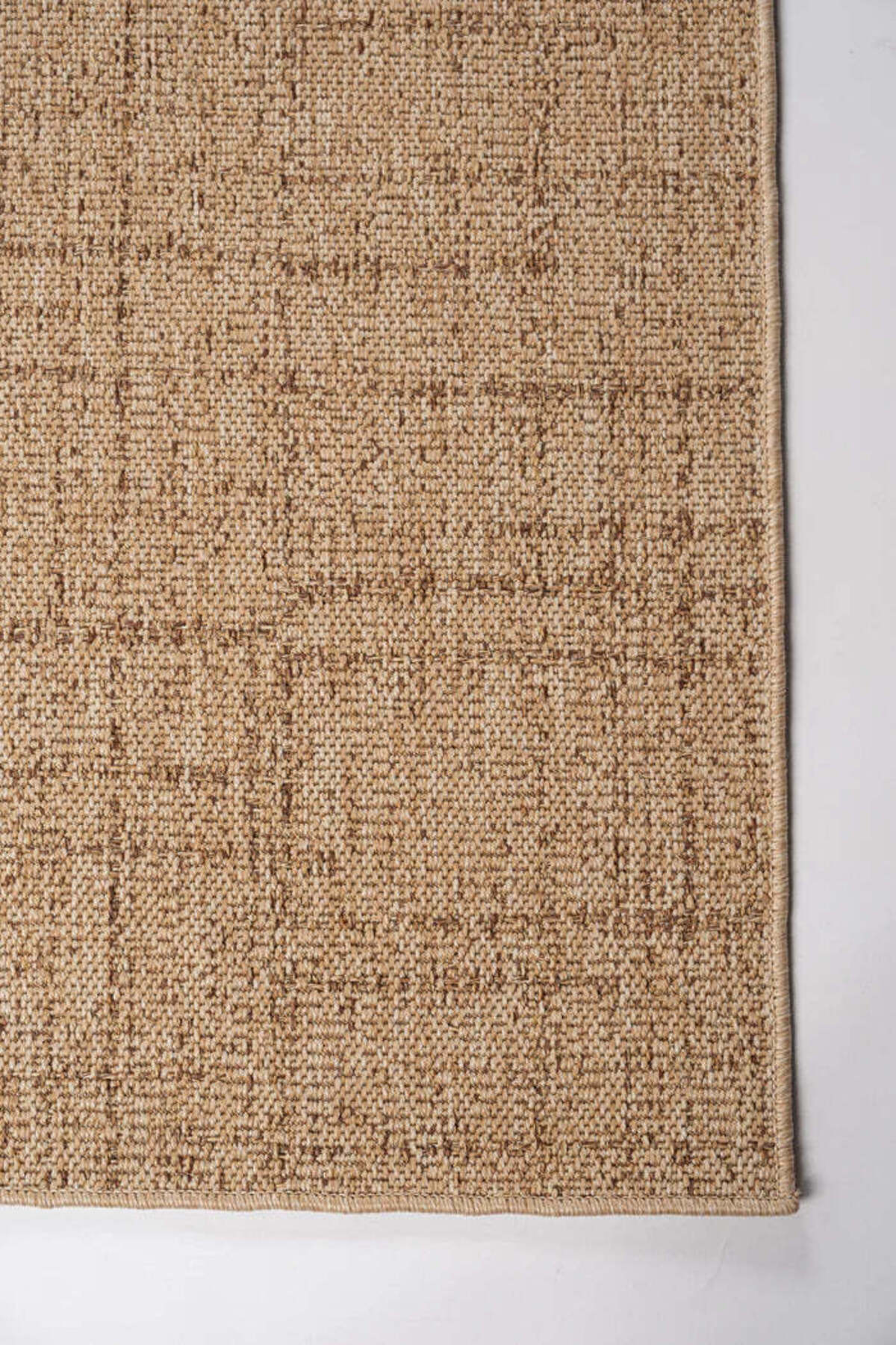 LUKY Sisal Bej Kilim Jüt Doğal Hasır Dokulu Modern Bohem Balkon Salon Mutfak Antre Halısı - Bej