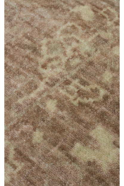 Atlas Serisi Açık Bej Etnik Uşak Desenli Saçaklı Lyocell Dokulu Özel Tezgah Salon Halısı