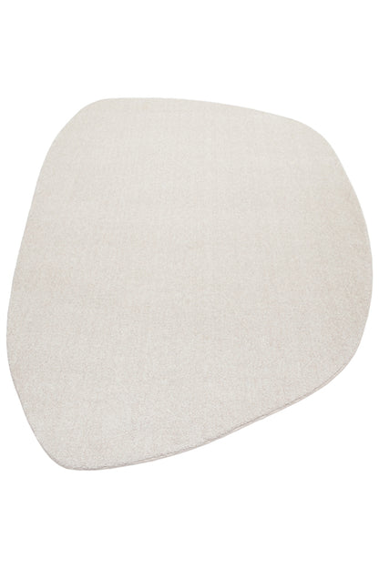 Vera Morfea Asimetrik Açık Gri Düz Halı Hav Toz Vermez Yumuşak Tuşeli Modern Şık Salon Halısı - Açık Gri