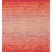 MİRA Bej Turuncu Pembe ÇiftTaraflı Yıkanabilir Kilim Modern Ombre Renk Geçişli Polyester Şönil Kilim - Kırmızı