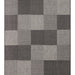 MERLIN Dark Grey Patchwork Design Non-Slip Kilim Scandinavian Shed-Free Living Room and Hallway Rug - Grey