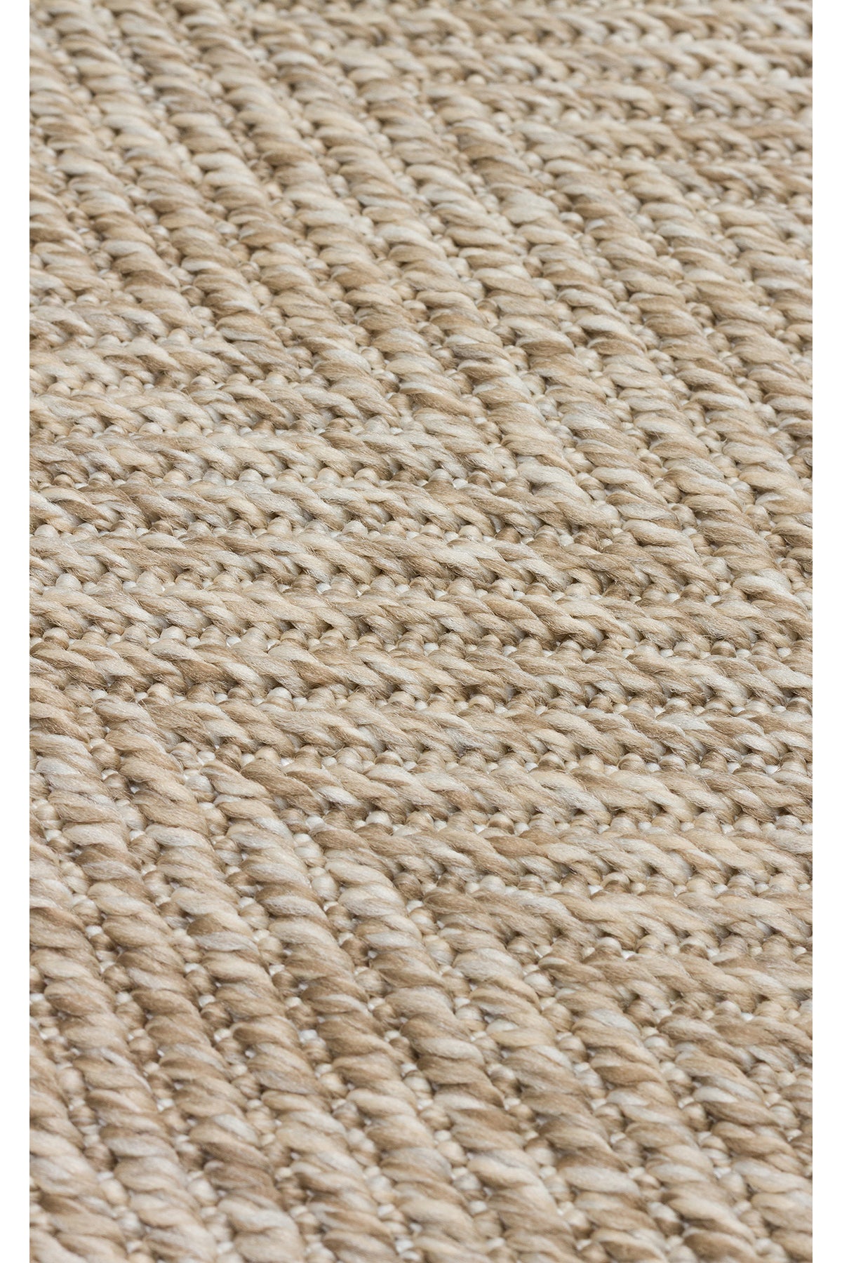 COSTA SISAL Bej Bordürlü Hav Vermez Hasır Dokulu Modern Kolay Temizlenebilir Kilim Salon Halısı - Mavi
