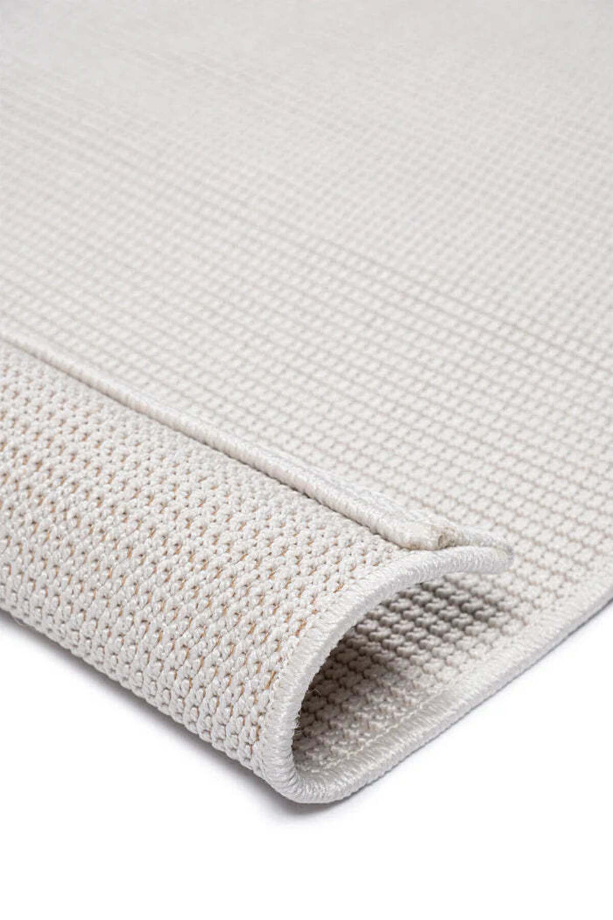 Sisalo Suit Krem Doğal Sisal Jüt Görünümlü Modern Bohem İskandinav Minimal Salon Halısı - Krem