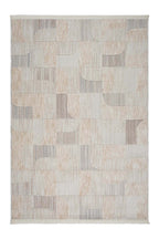 ASTRA Bej Modern Geometrik Halı Soft Patchwork Desenli Dokulu Yumuşak Koridor, Salon Halısı - Bej