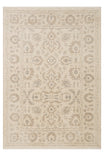 LESSI Beige Ethnic Pattern Non-Slip Washable Base Rug Chenille Cotton Vintage Living Room Rug - Orange