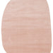 VERA MULTİ MORFEA Pembe Amorf Yumuşak Modern Dekoratif Mikro Polyester Minimal Salon Halısı - Bordo