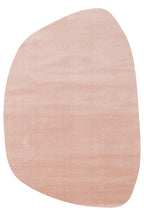VERA MULTİ MORFEA Pembe Amorf Yumuşak Modern Dekoratif Mikro Polyester Minimal Salon Halısı - Bordo