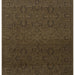 LESSI Yeşil Etnik Desenli Kaymaz Yıkanabilir Tabanlı Kilim Şönil Pamuk Vintage Salon Halısı - Yeşil