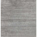 Boreva Plus Grey 100% Hand-Woven Plain Solid Banana Silk, Viscose and Wool Blend Modern Living Room Rug - Grey