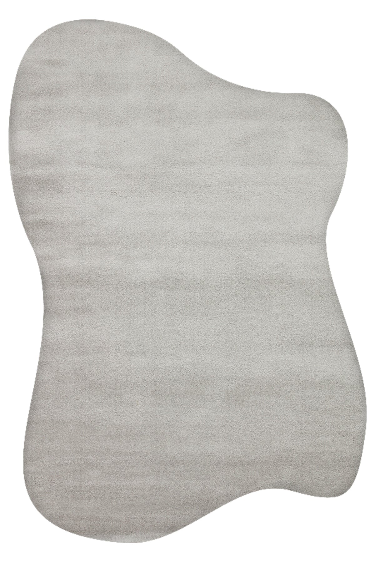 Vera Morfea Asimetrik Gri Halı Hav Toz Vermez Yumuşak Tuşeli Modern Yatak Odası Koridor Salon Halısı - Gri