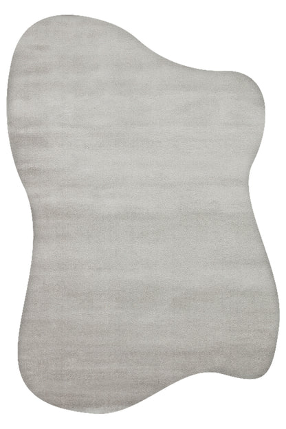 Vera Morfea Asimetrik Gri Halı Hav Toz Vermez Yumuşak Tuşeli Modern Yatak Odası Koridor Salon Halısı - Gri