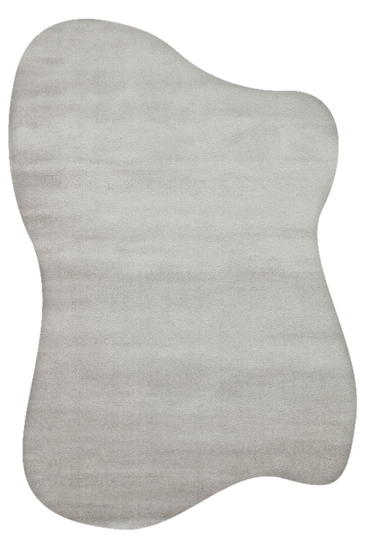 Vera Morfea Asimetrik Gri Halı Hav Toz Vermez Yumuşak Tuşeli Modern Yatak Odası Koridor Salon Halısı - Gri