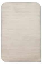 Vera Morfea Oval Edges Plain Stone Color Rug, Does Not Shed Lint or Dust, Soft Touch, Modern and Stylish Living Room Rug - Stone Color 04
